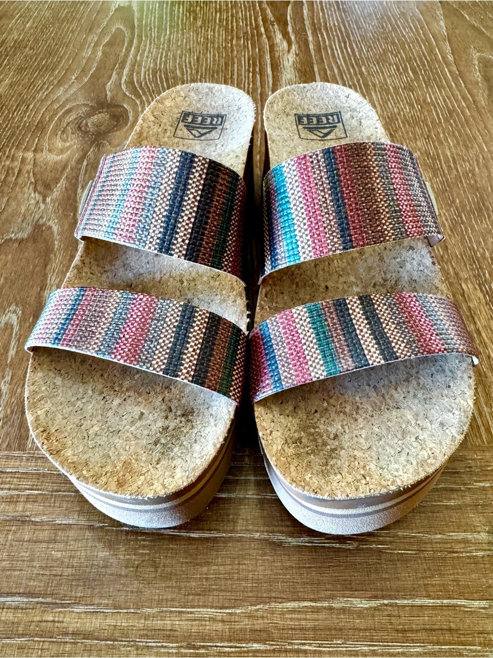 Reef multi stripe Cushion Vista Higher platform slides 8 - Picture 5 of 13